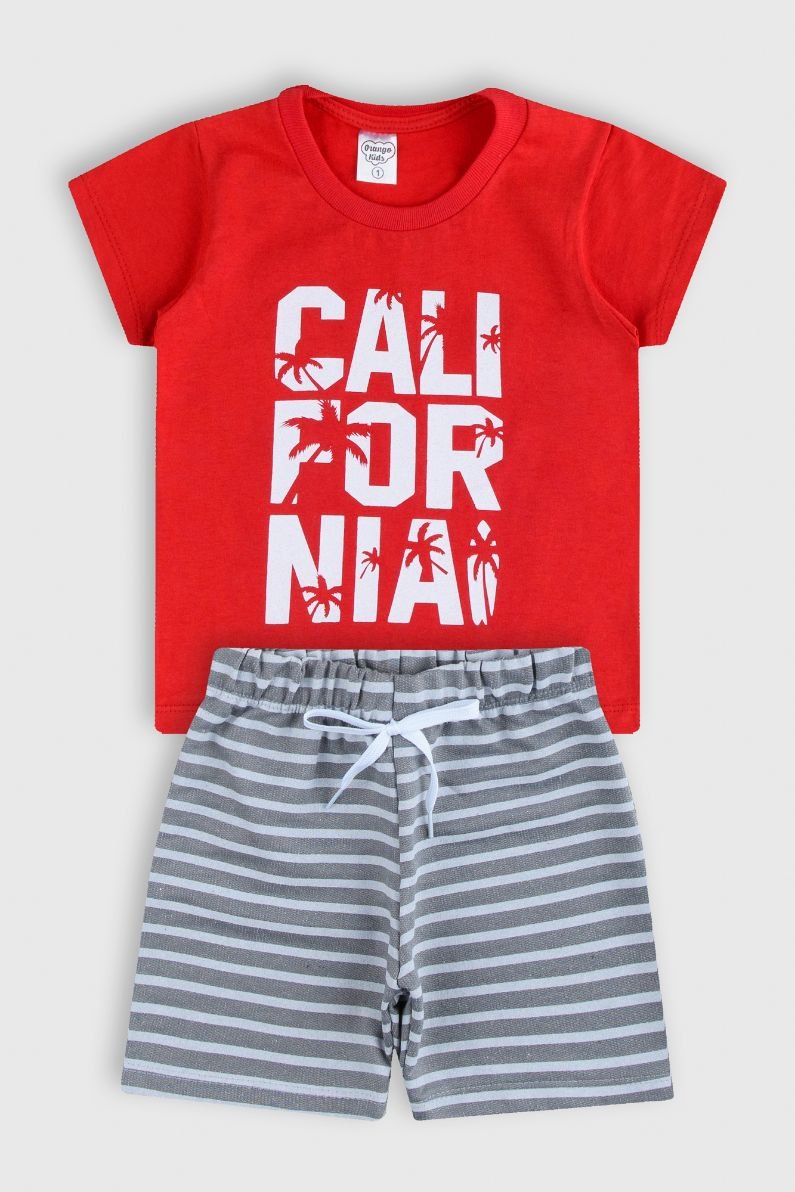 conjunto bebe masculino camiseta bermuda loja roupa infantil online site confiavel miau moda kids 7194