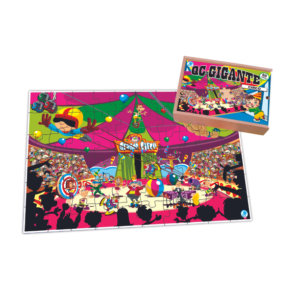 Quebra-Cabeça Gigante - Praia - 24 peças - Simque Brinquedos Educativos