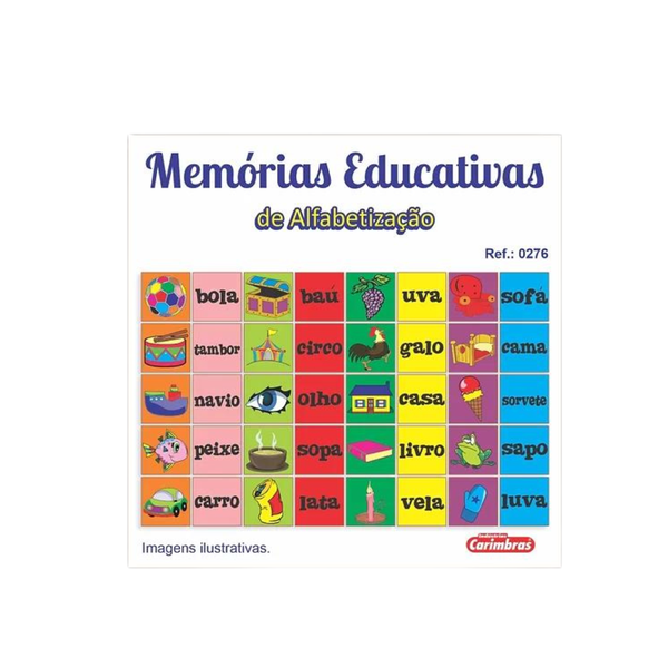 Jogo da Memoria Alfabetizacao em Madeira - Coluna - Jogos de Memória e  Conhecimento - Magazine Luiza