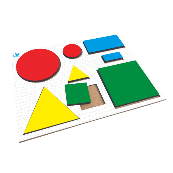 Figuras Geométricas com Encaixe - Brinquedo Educativo