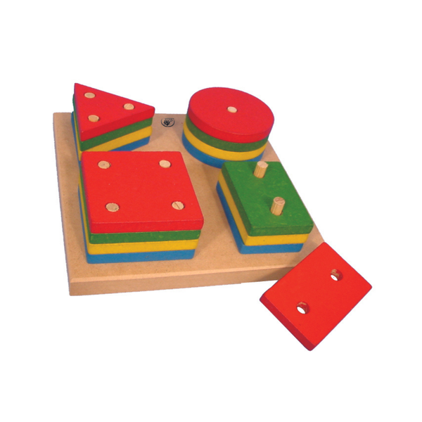 Brinquedo Montessori Prancha Formas Geométricas - Gemini Jogos Criativ -  Brinquedos Educativos e Pedagógicos - Gemini Jogos Criativos