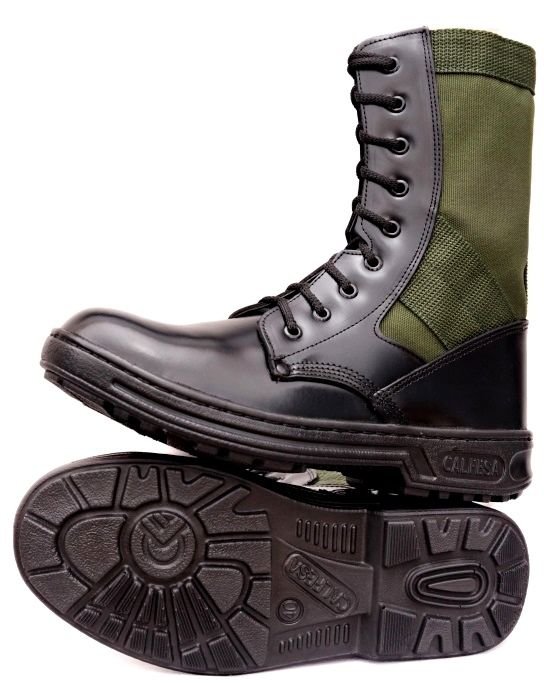 Coturno hot sale militar verde