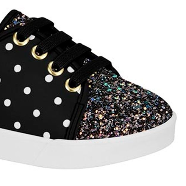 Tenis molekinha best sale glitter preto