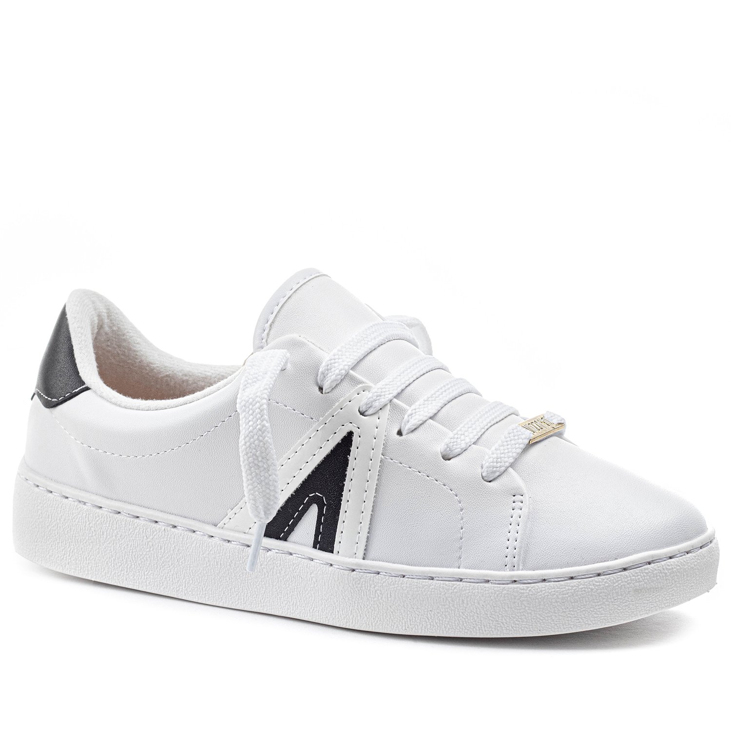 Tênis flatform store vizzano recortes branco