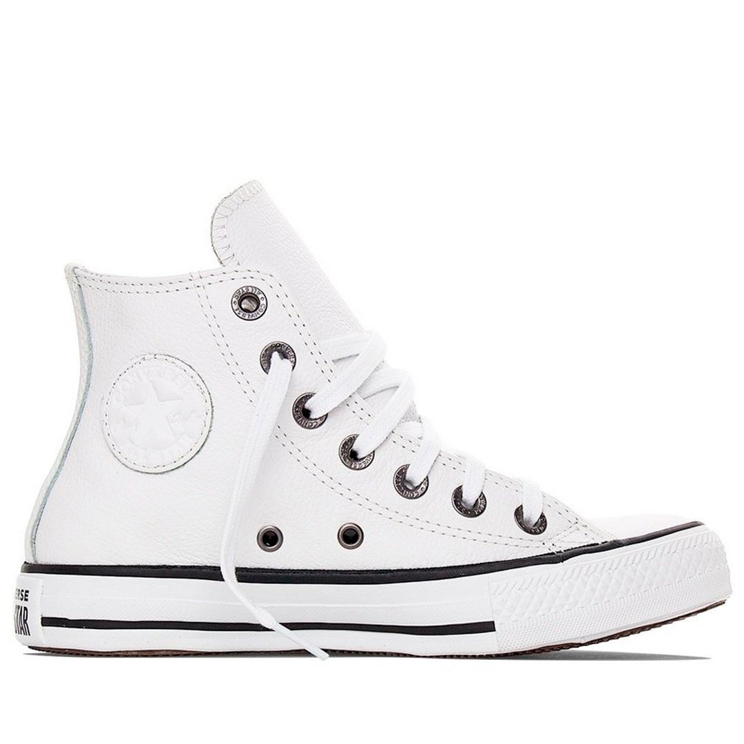 Tenis Adulto Unissex Converse All Star Preto Couro