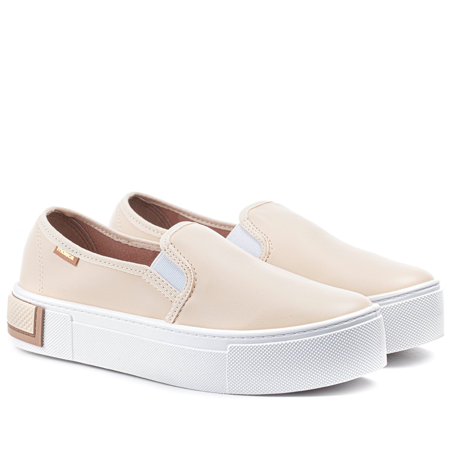 Slip on best sale flatform moleca