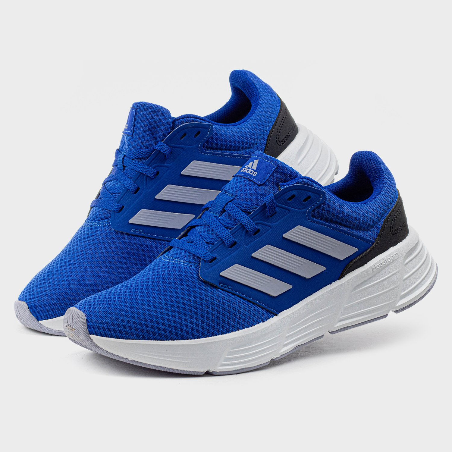 Tenis adidas azul e sales amarelo