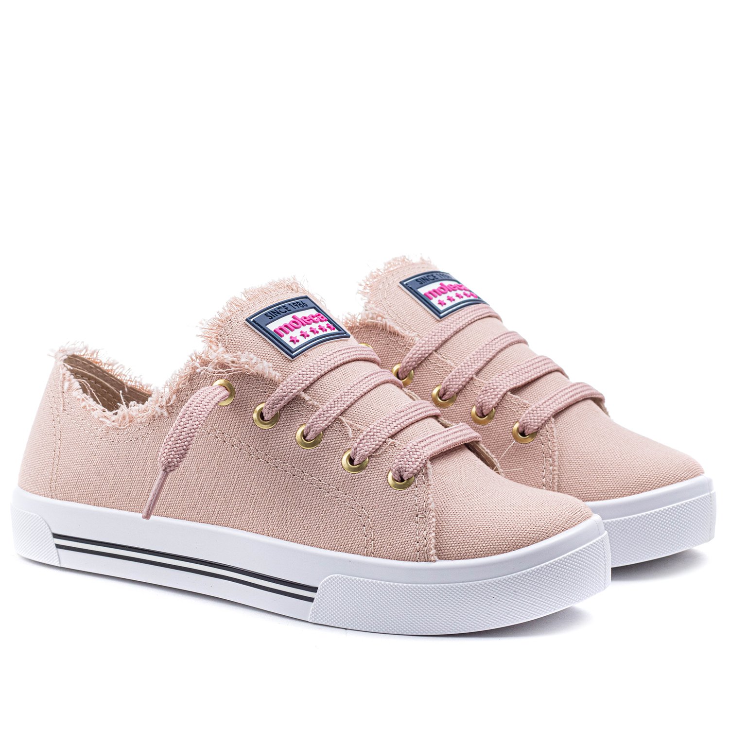 Tenis casual hot sale moleca rosa