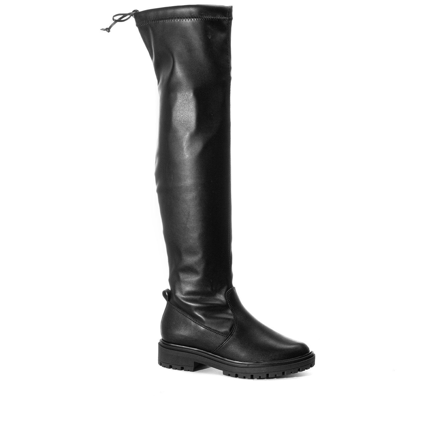 Bota over the hot sale knee flat vizzano