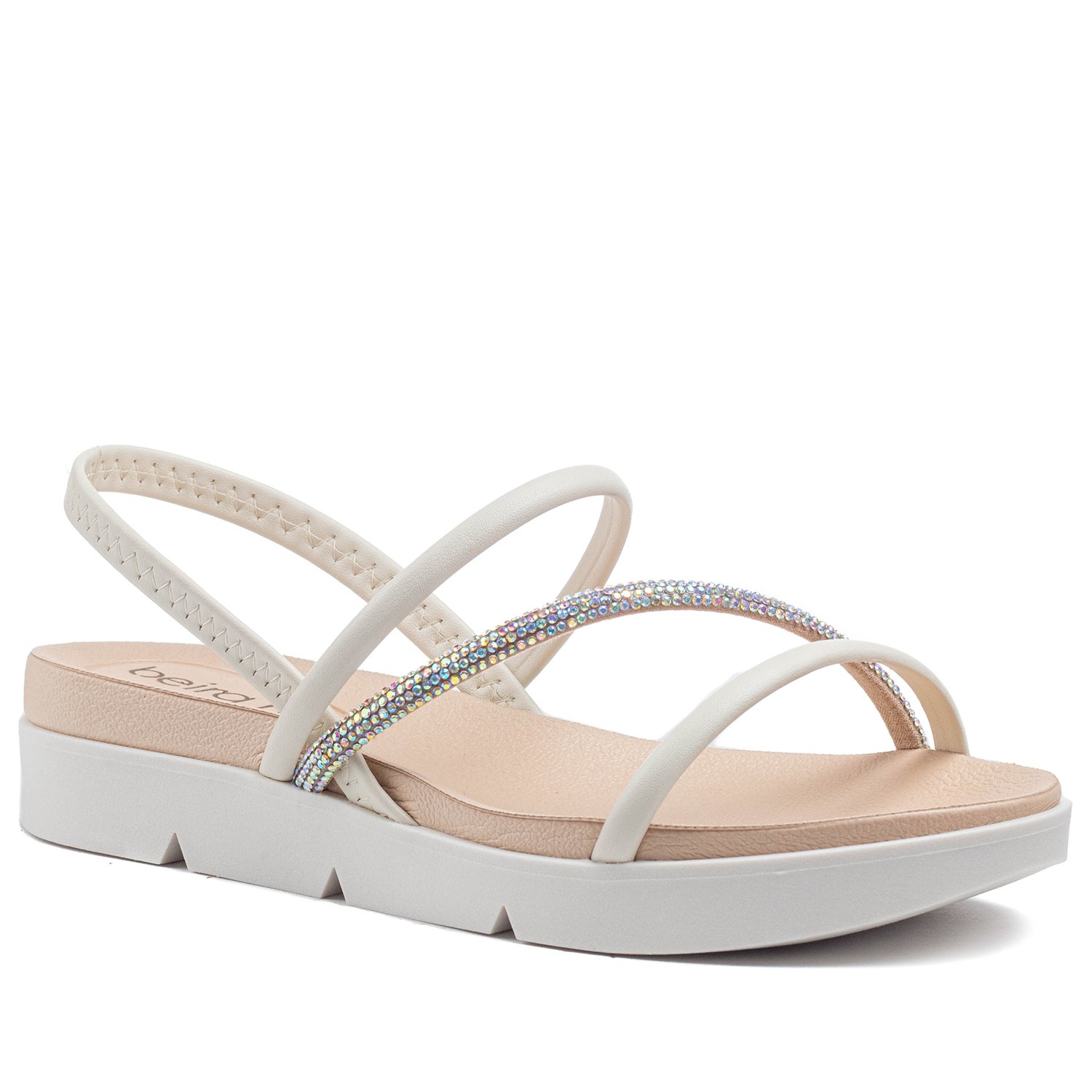 Beira rio flatform store branco