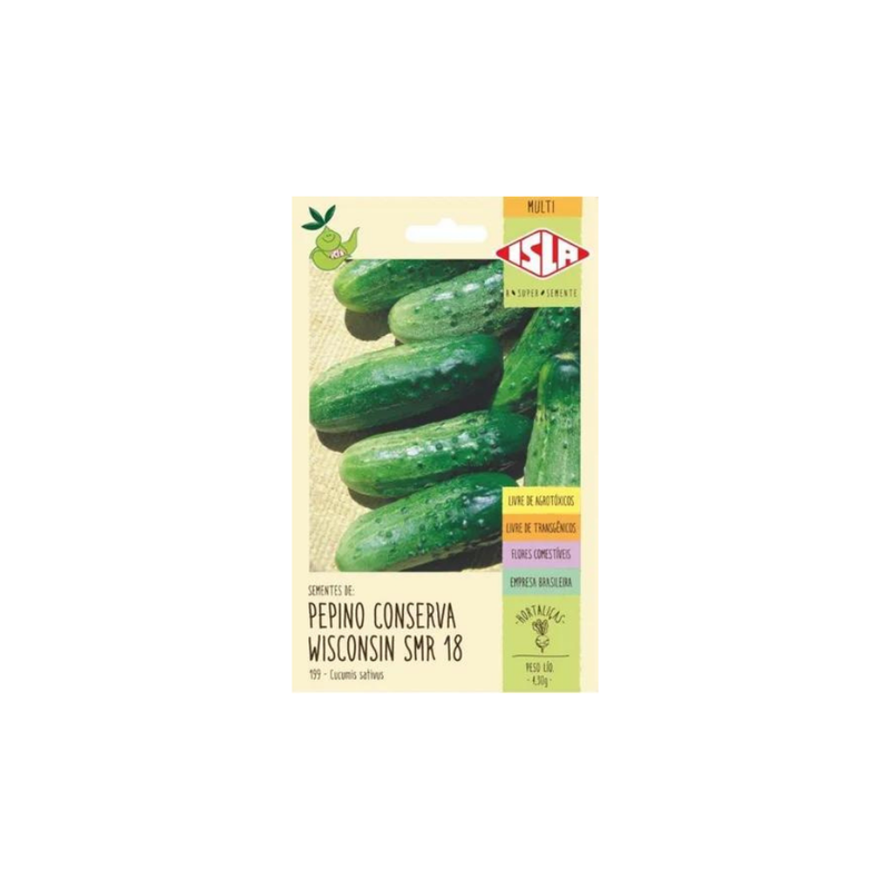 Semente de pepino branco 10gr Luso Sementes