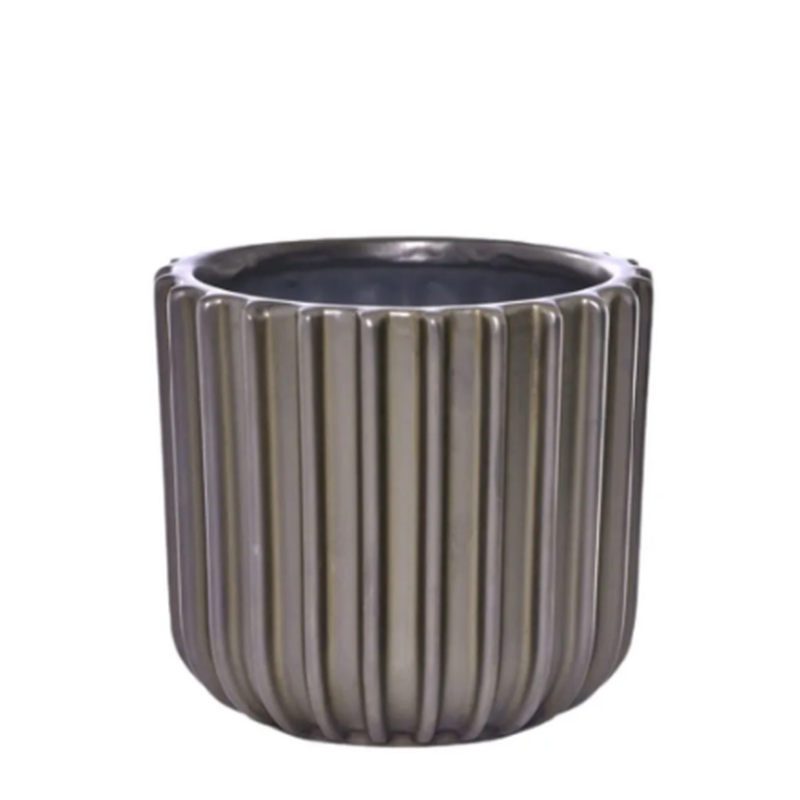 Vaso Cerâmica Canelado Vaso Cerâmica Canelado