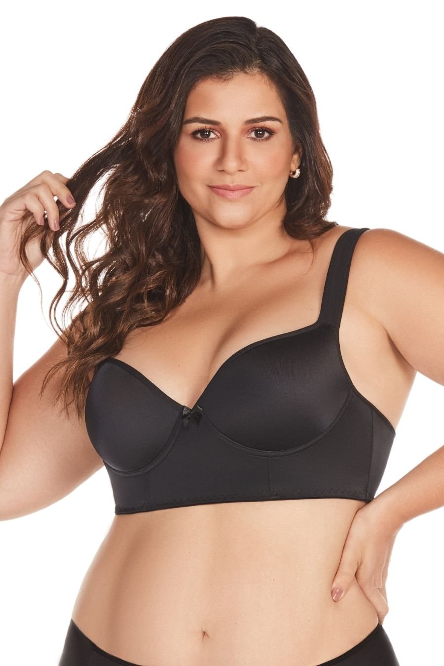 Sutiã De Sustentação Reforçado Com Bojo Plus Size 