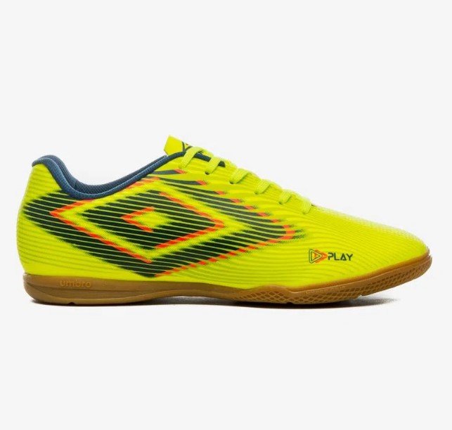 Chuteira futsal best sale umbro verde limão