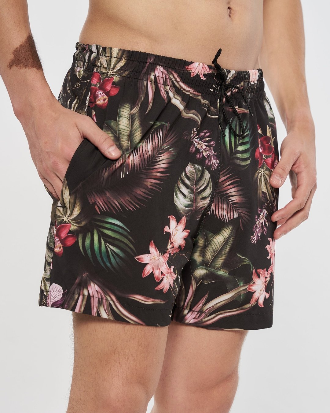 Shorts Bermuda d gua Elastic Estampado Floral