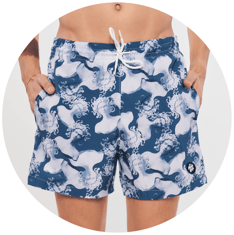 Shorts Bermuda d'água Elastic Estampado - Floral