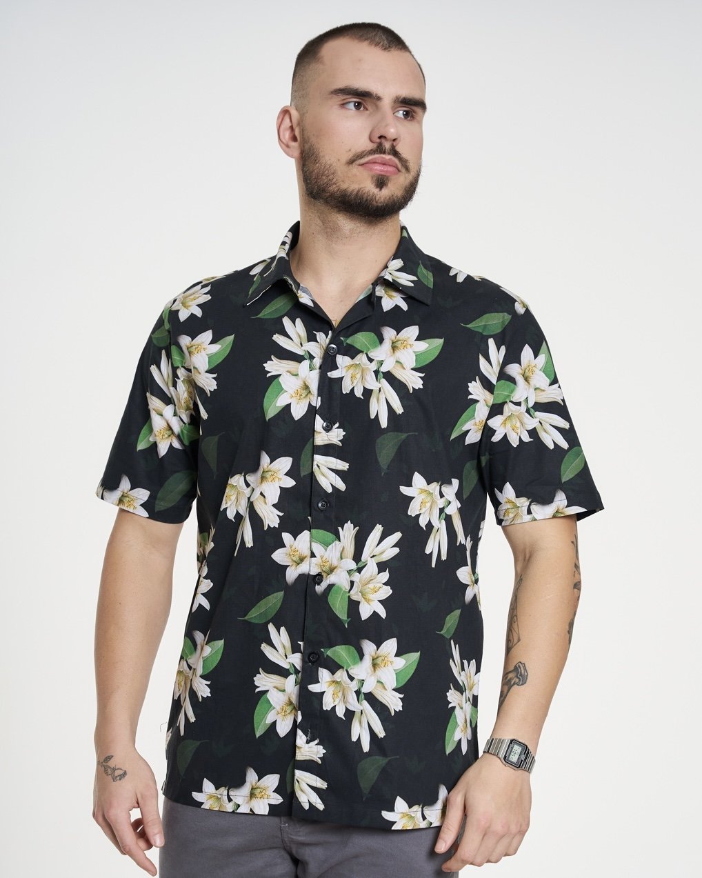 Camisa hot sale estampada floral