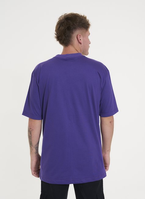 Camiseta oversize cinza estampada Lavanderia Júpiter - AMP