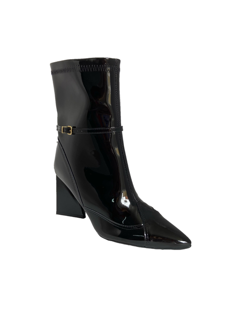 Bota bico fino verniz clearance