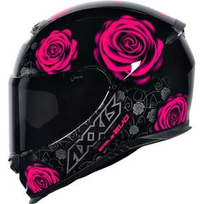 capacete axxis flowers rosa 1