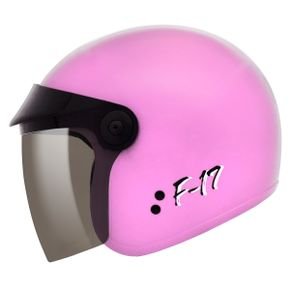 capacete f17 rosa 2