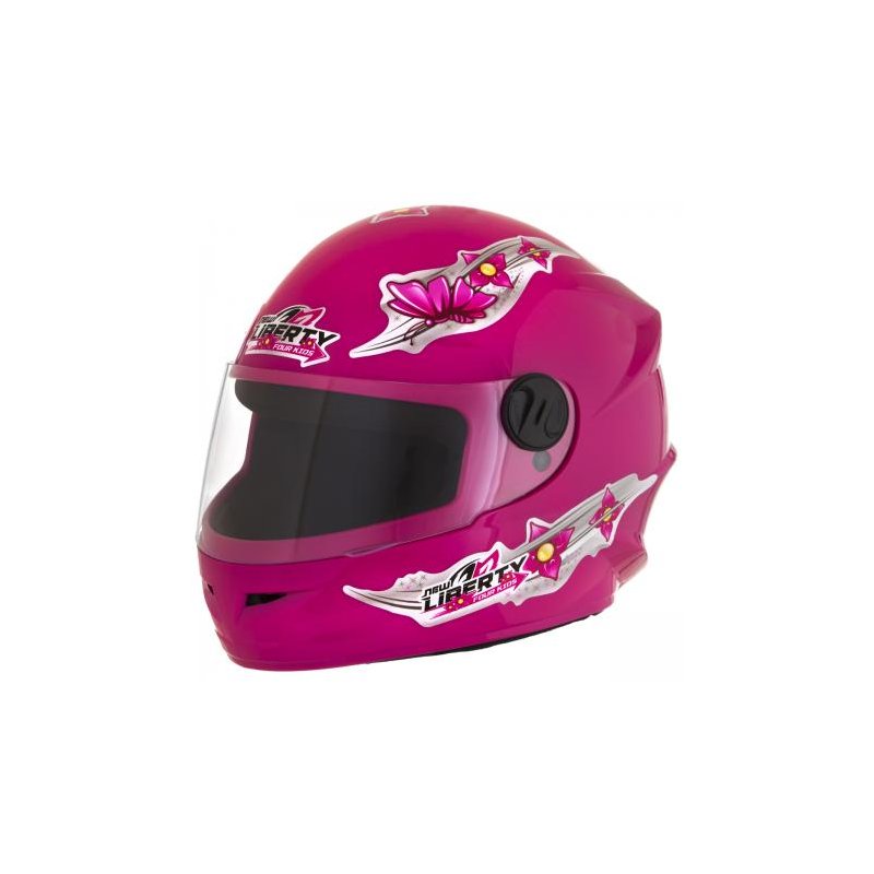 capacete liberty infantil feminino rosa 1
