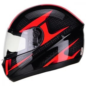 capacete spike storm vermelho brilho 1