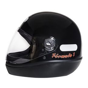 capacete f1 classic preto brilho 1