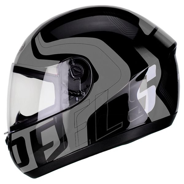 Capacete Peels Spike New Ghost Preto com Cinza Capacete Peels Spike New Ghost Preto com Cinza