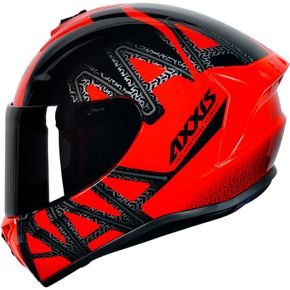 capacete axxis draken preto vermelho 1