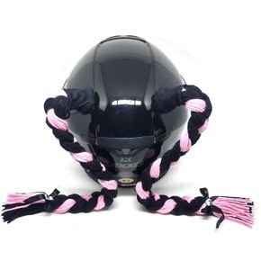 tranca preta rosa claro