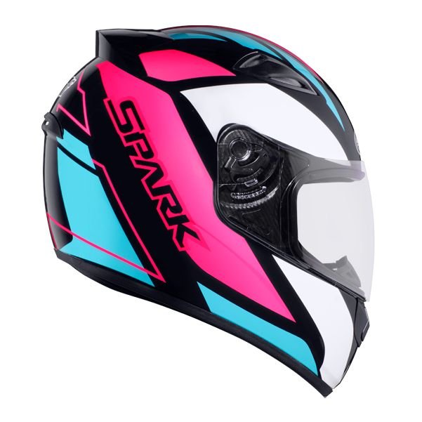 Capacete EBF New Spark Mixed Preto/Rosa Capacete EBF New Spark Mixed Preto/Rosa