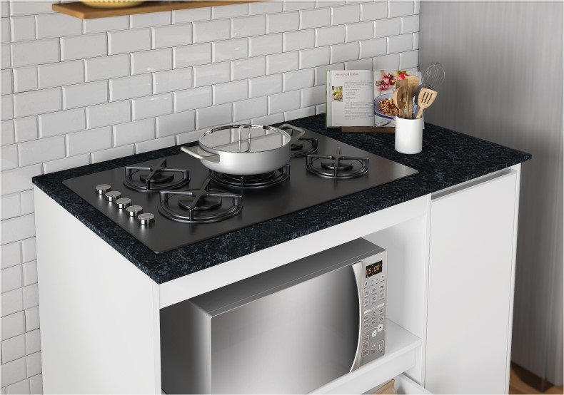 balcao cooktop 1 porta 1 gav nt 3050 notavel branco tampo