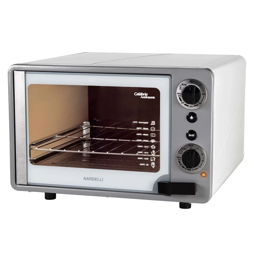 forno eletrico 45 litros calabria branco 220v nardelli