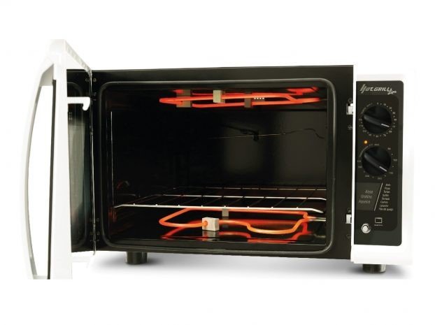 forno eletrico 44 lts hot grill line branco 220 v fischer interno