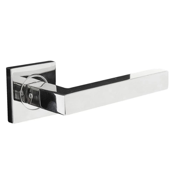 Maçaneta Quadrada Inox C/ Mola De Retorno Maçaneta Quadrada Inox C/ Mola De Retorno