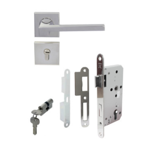 Fechadura Externa Dritto Inox Hafele Fechadura Externa Dritto Inox Hafele