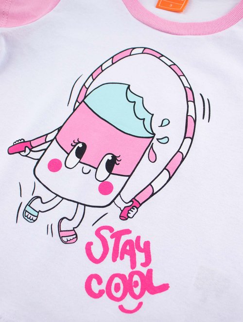 Camiseta Bebê Menina Stay Cool