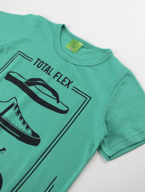 03 conjunto bebe e infantil camiseta bermuda menino verao verde preto