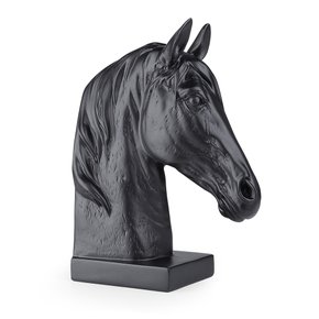 Escultura Em Cerâmica Xadrez Castanho Fosco Buzzio's Cavalo