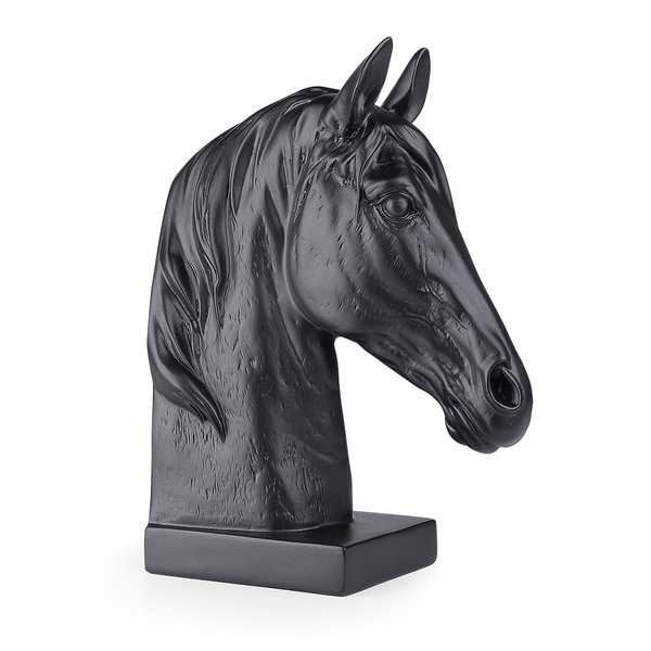 Escultura Em Cerâmica Xadrez Chocolate Perolado Buzzio's Cavalo