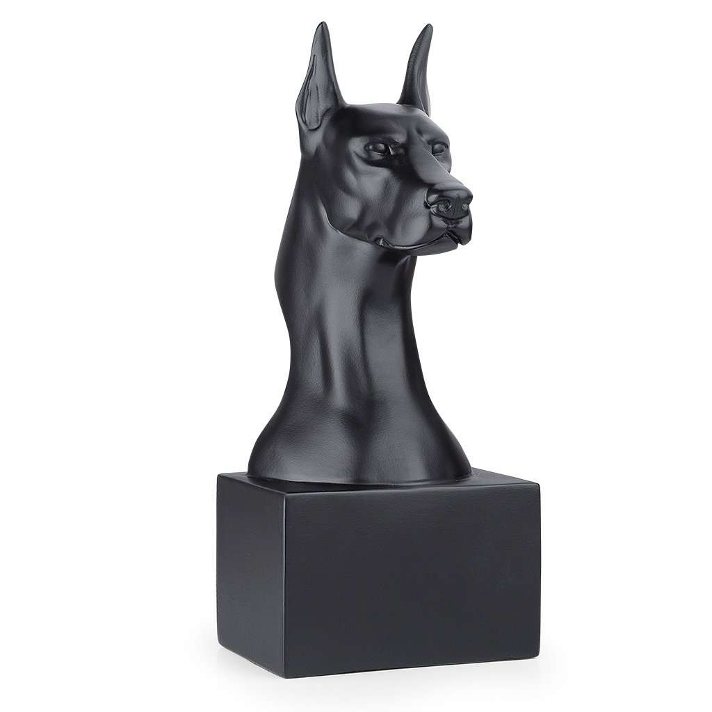 Escultura Em Resina Maciça Xadrez Preto Fosco Bella Art Cavalo