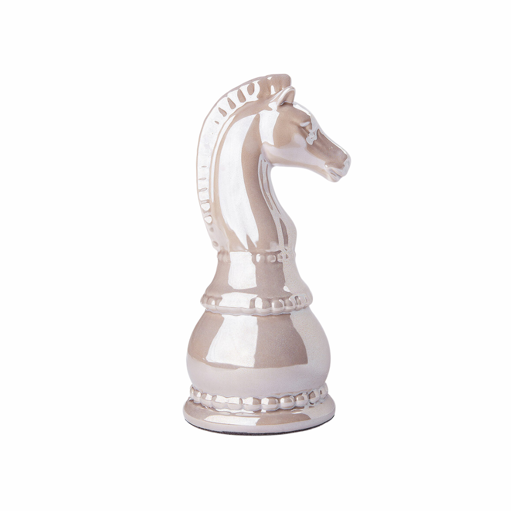 Peças De Xadrez Kit Rei Rainha Cavalo Decoração Escultura