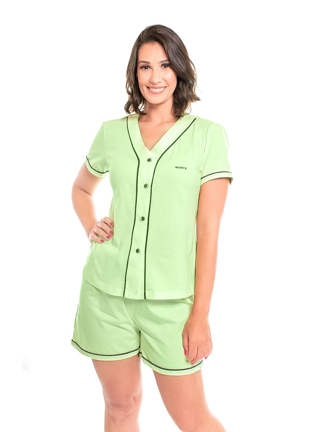 Pijama verde discount