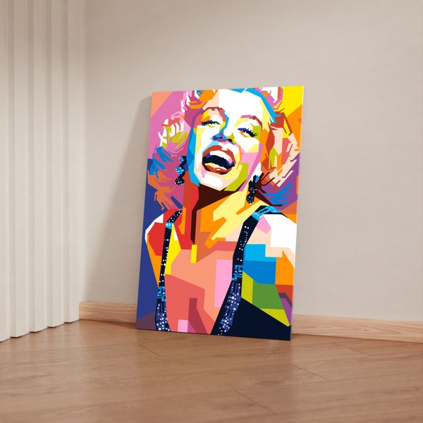 Quadro Decorativo 1 Tela Marilyn Monroe Pop Art