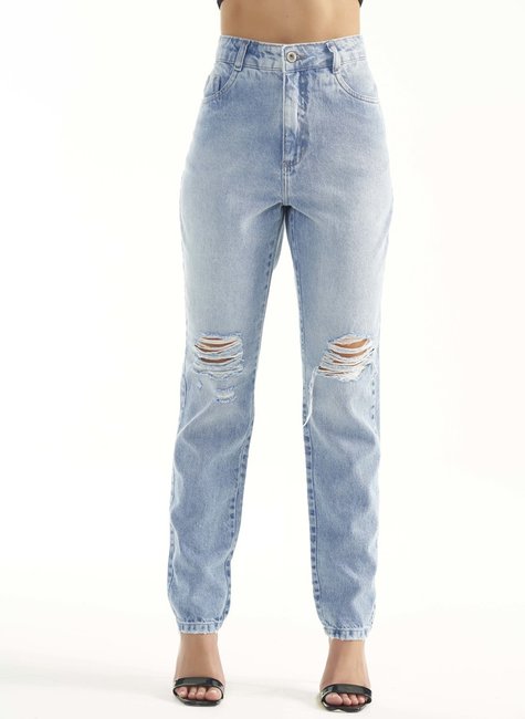 Calça Jeans Feminina Alice Skinny Cintura Média