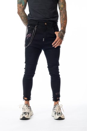 calca jeans slit preta 1