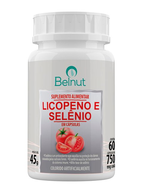 LICOPENO E SELENIO BELNUT C/60 750MG ÓLEO LICOPENO E SELENIO BELNUT C/60 750MG ÓLEO