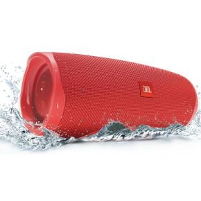 caixa de som bluetooth jbl charge 4 30w vermelha red prova d agua 1648