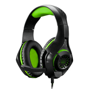 fone de ouvido headset gamer warrior rama p2 led verde ph299 2368